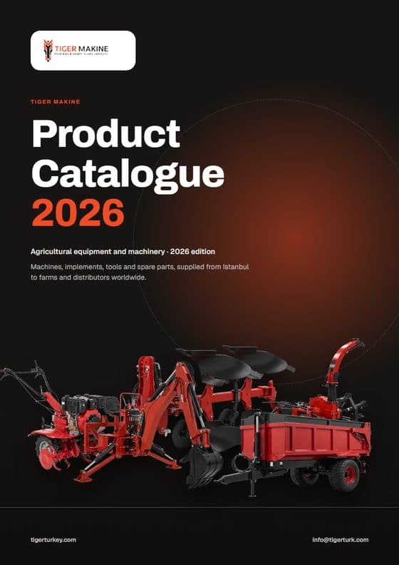 Cover of the Tiger Makine product catalogue