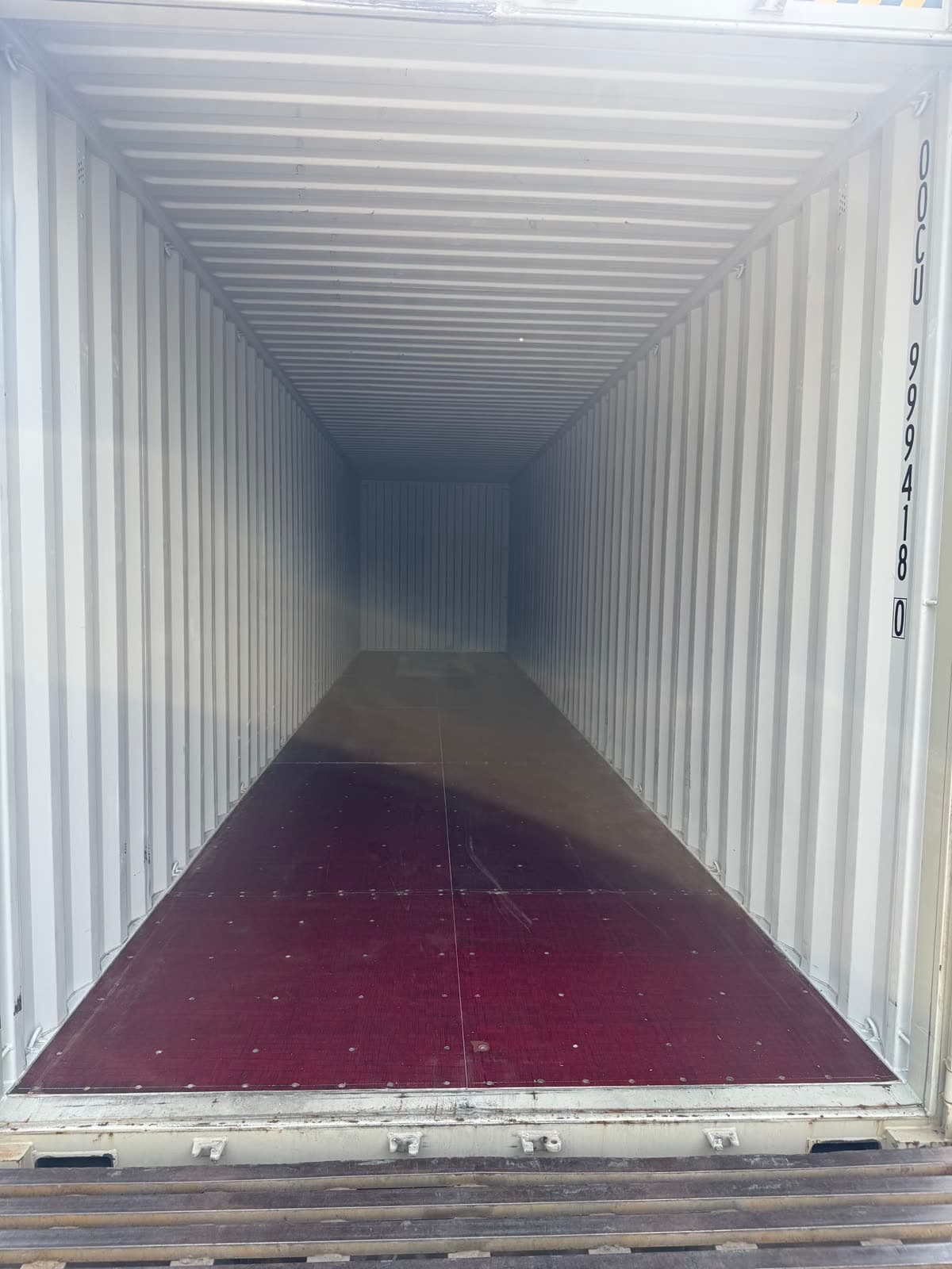 A clean, empty container, ready to be checked