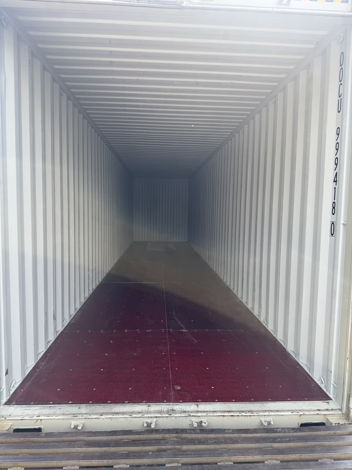 A clean, empty container, ready to be checked
