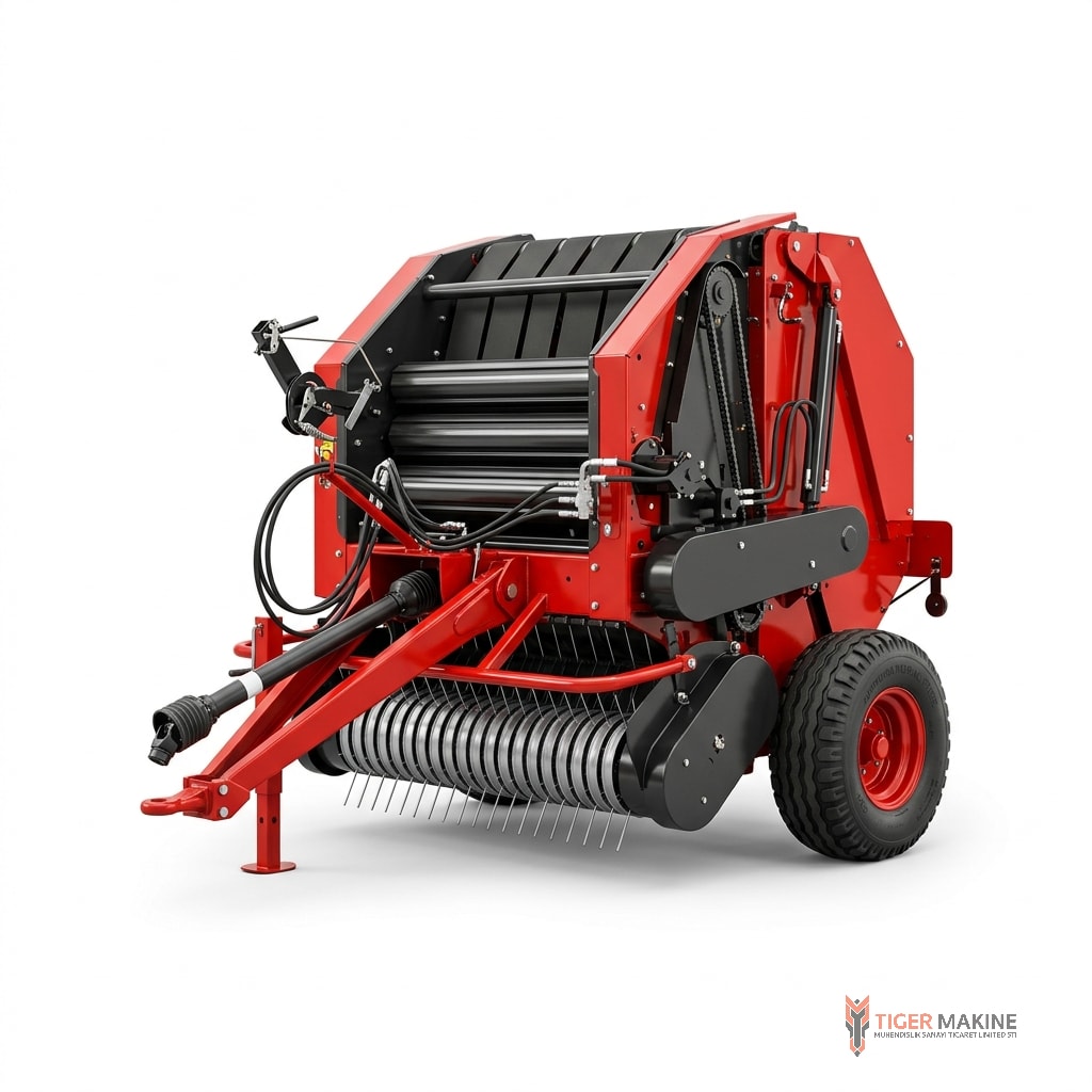 Round Hay Baler, view 1