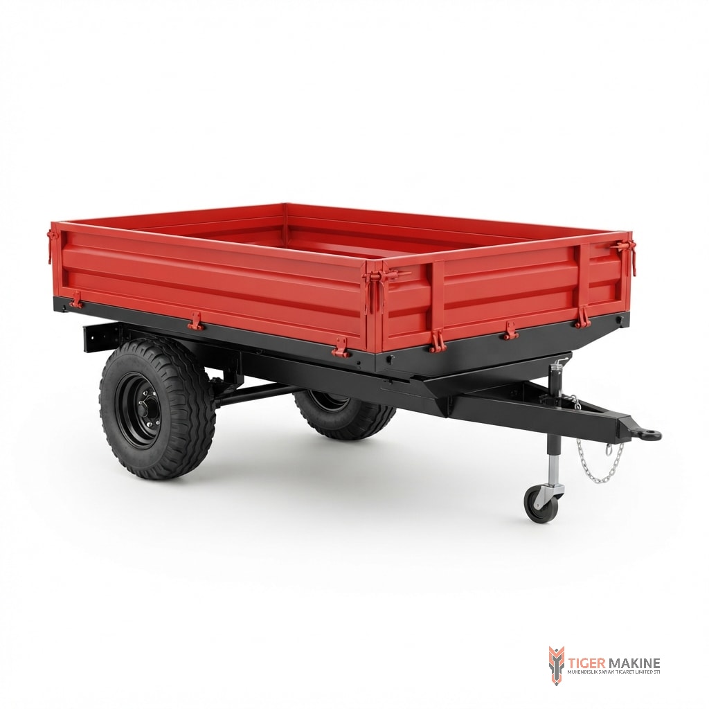 Farm Trailer, Single Axle 5 Ton, view 1