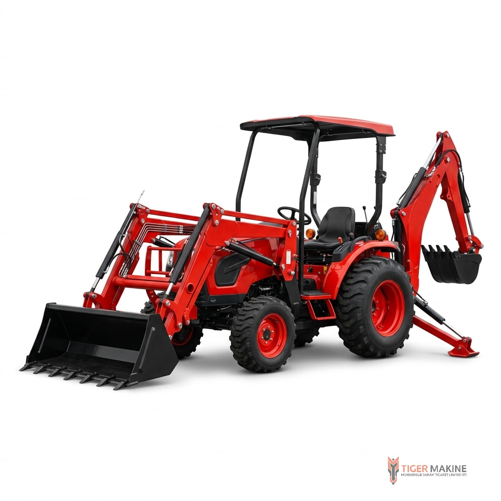 Front Loader with Backhoe, view 1