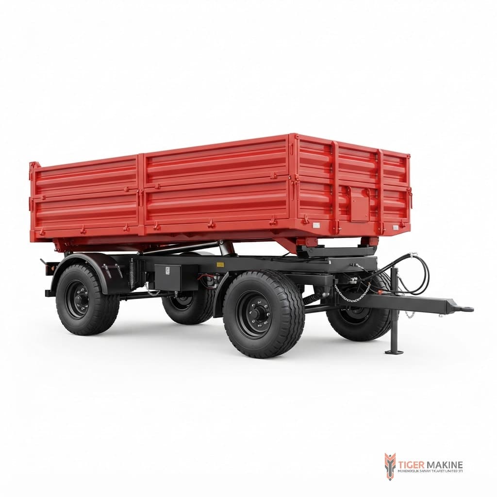 Double-Axle Tipping Trolley, view 1